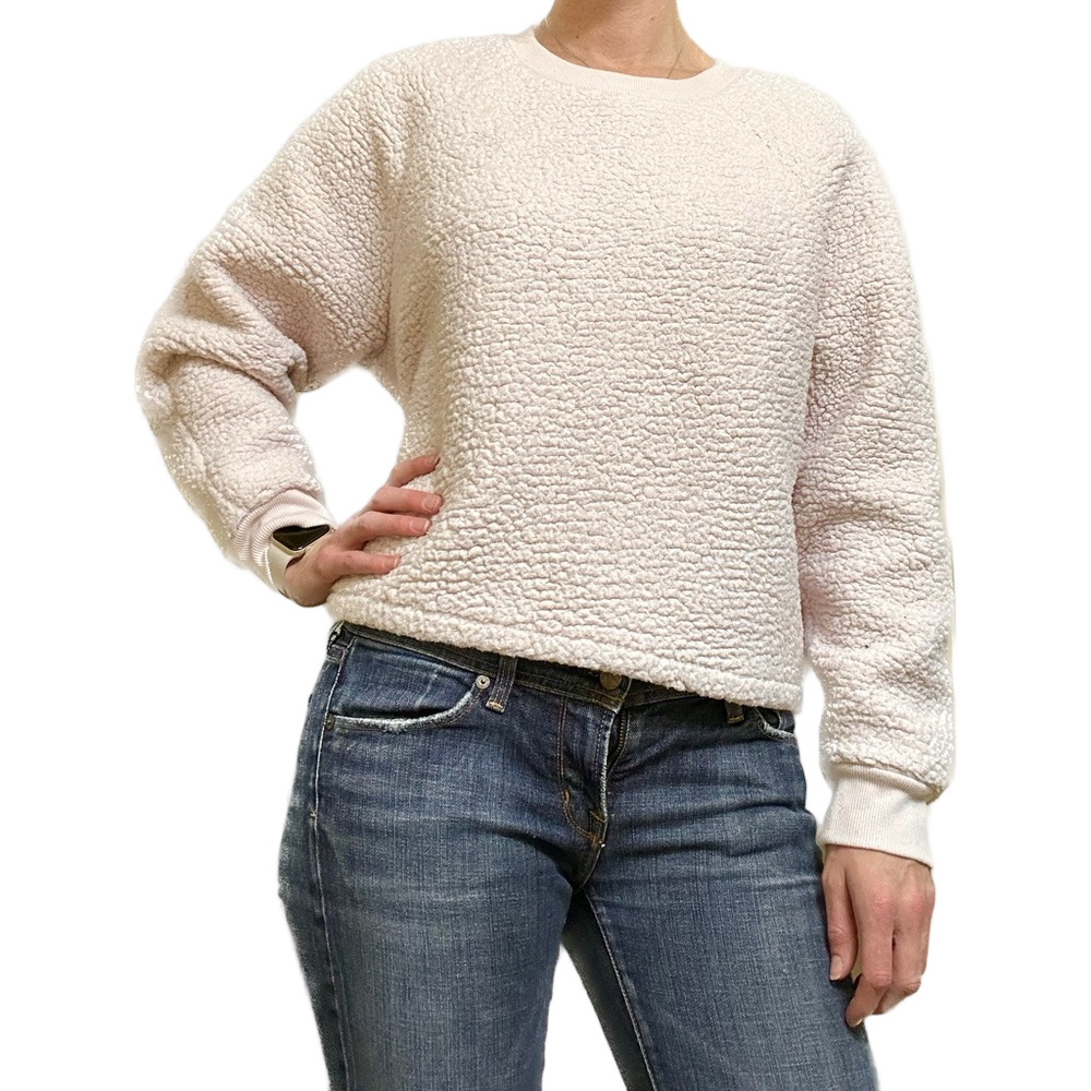 Banana Republic Pink Oversize Puffy Sweater EUC